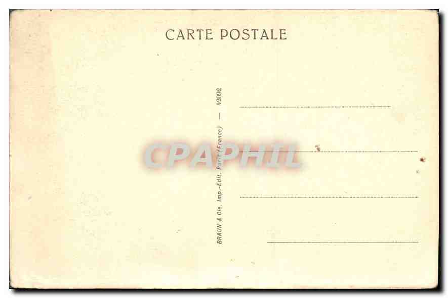 CPA Palais Pitti Florence Titien l'Homme aux yeux gris  — Verso