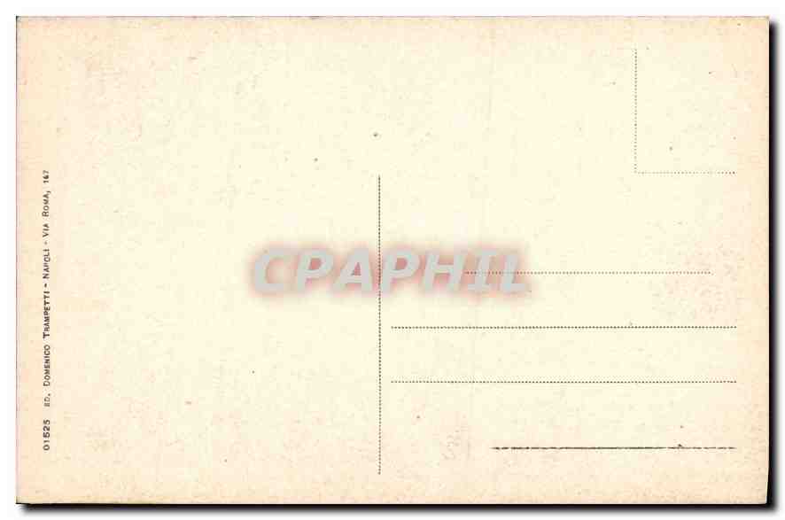 CPA Napoli Museo di S Martino Deposto della Croce dello Spagnoletto  — Verso