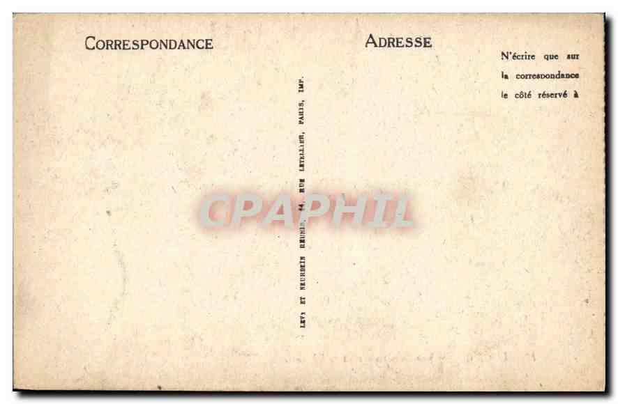 CPA Loches vue generale vers le Chateau  — Rückseite
