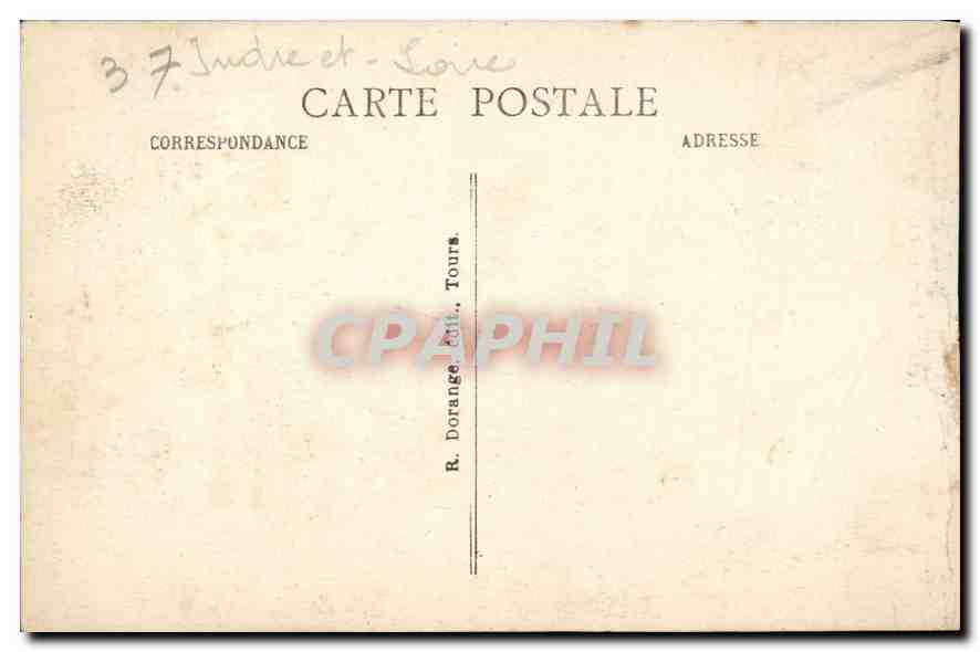 CPA Cinq Mars la Pile I et L Construction Gallo Romanine  — Rückseite