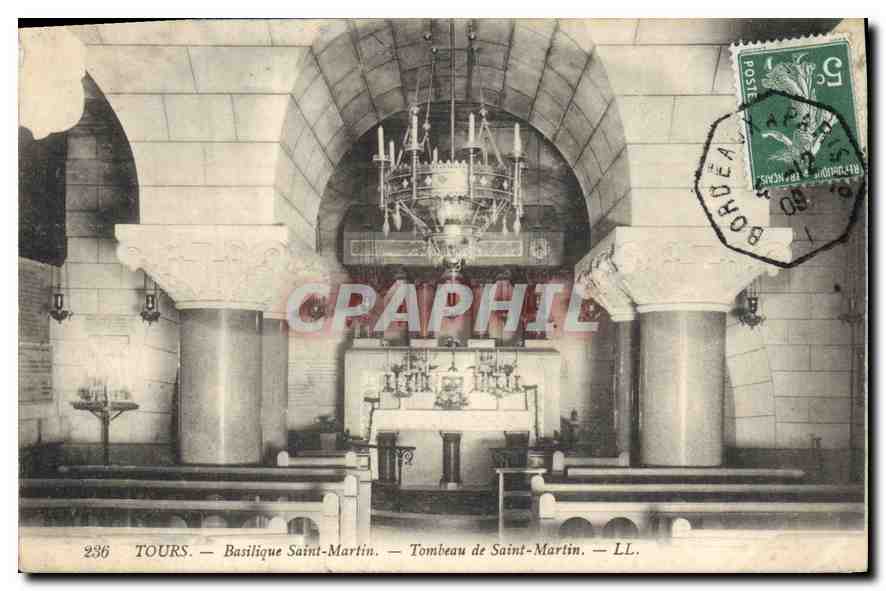 CPA Tours Vasilique Saint Martin Tombeau de Saint Martin 