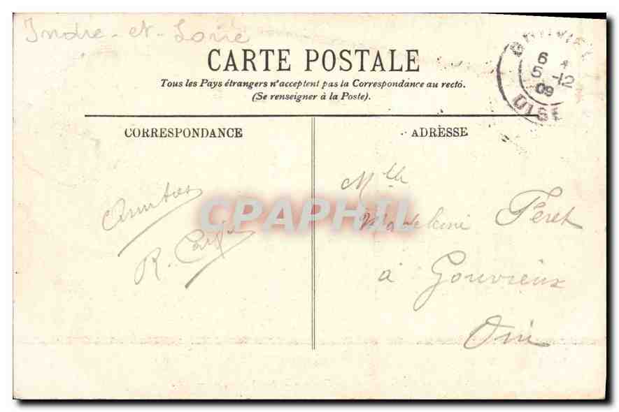 CPA Tours Vasilique Saint Martin Tombeau de Saint Martin  — Verso