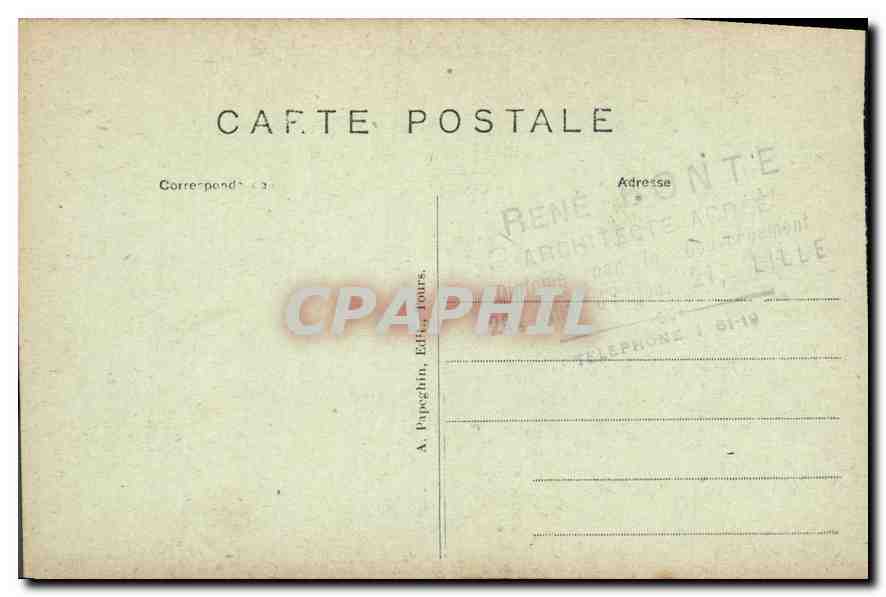 CPA Tours I et L l'eglise N D lariche Style XV siecle  — Rückseite