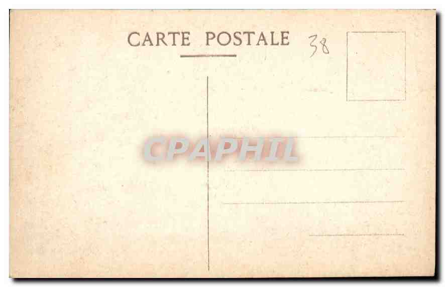 CPA Grenoble vue du S E Jardin de Plantes et Prefecture  — Verso