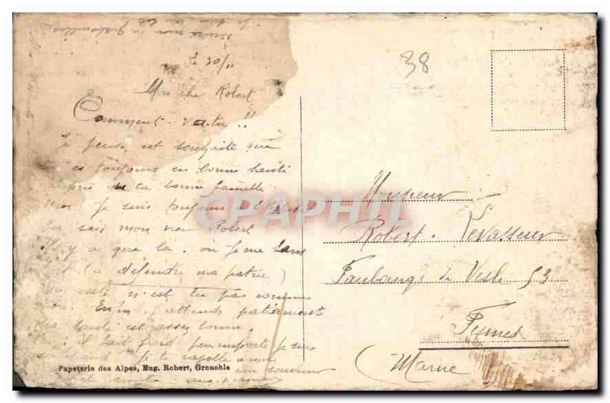 Dauphiné — Vallée du Vénéon — Le Lac Lauviteil — n°748 — Verso