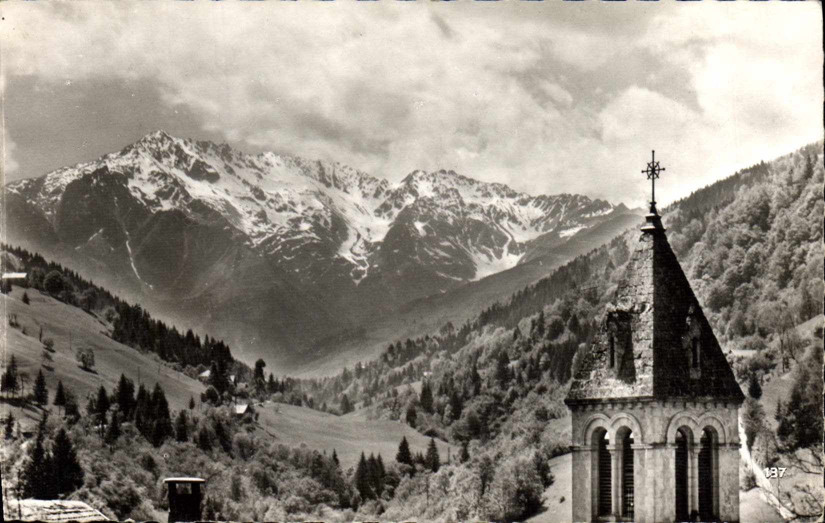 CPA Dauphine Isere Massif des Sept Laux Belle Etoile vus de Pinsot 