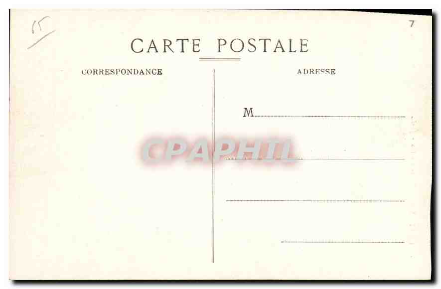 CPA Lourdes Calvaire Breton  — Verso