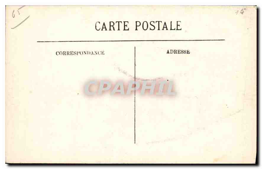 CPA Lourdes la Grotte  — Verso