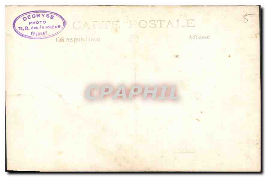 CARTE PHOTO Femmes — Verso