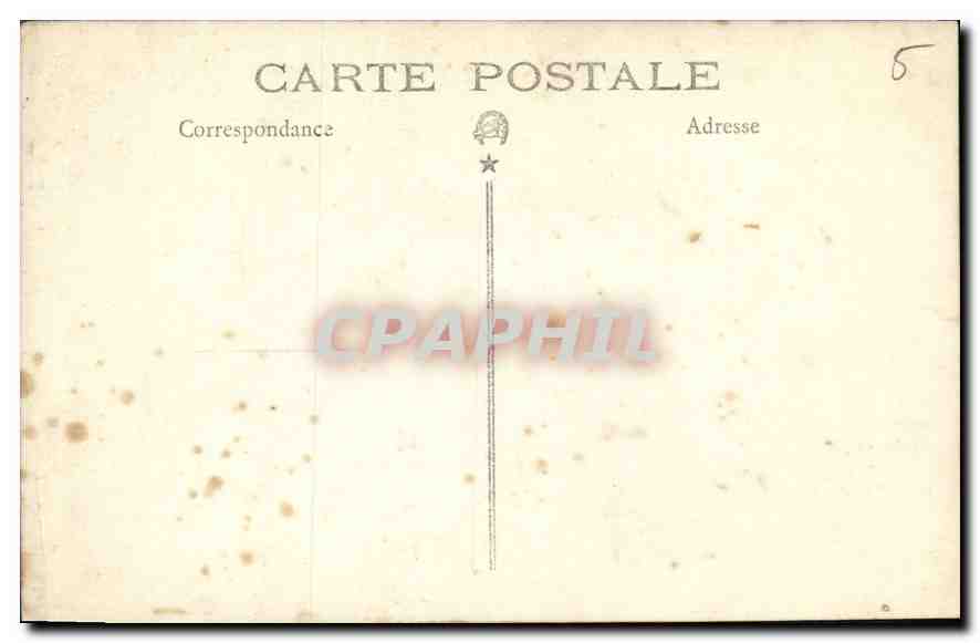 CARTE PHOTO Femme — Verso