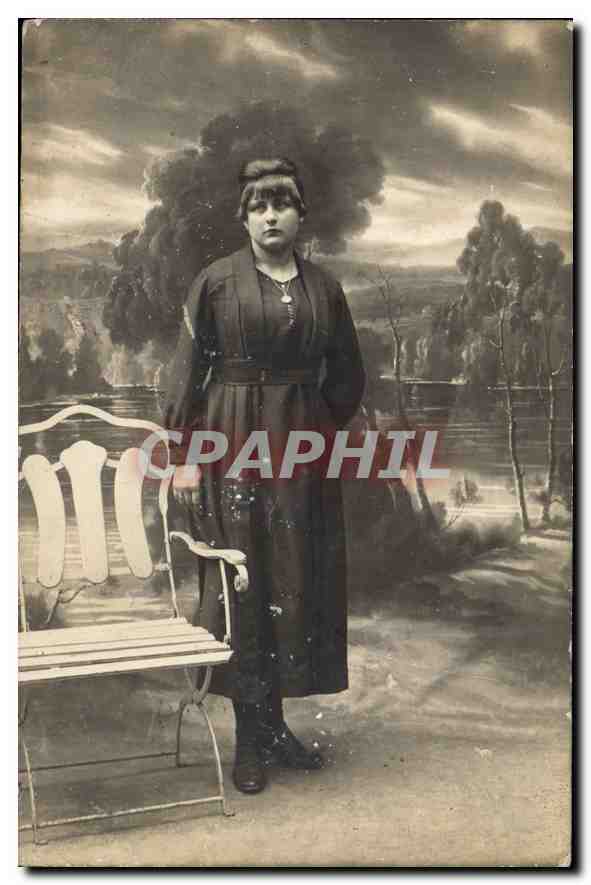 CARTE PHOTO Femme