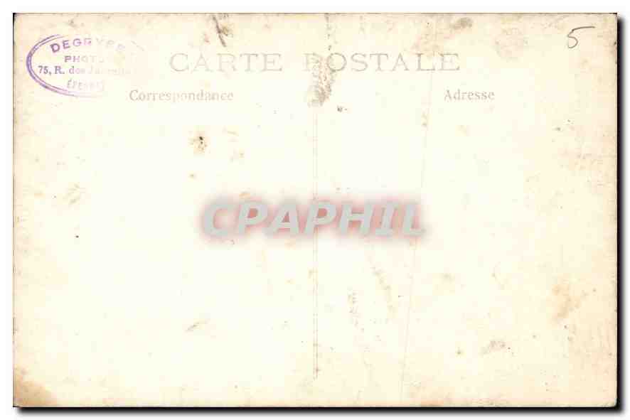 CARTE PHOTO Femme — Rückseite