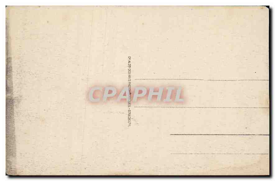 CPA Lourdes vue generale et le Gave  — Verso