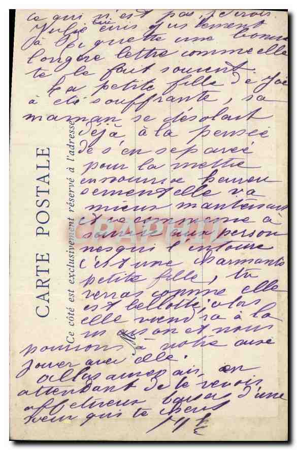 CPA Lourdes la Basilique  — Verso