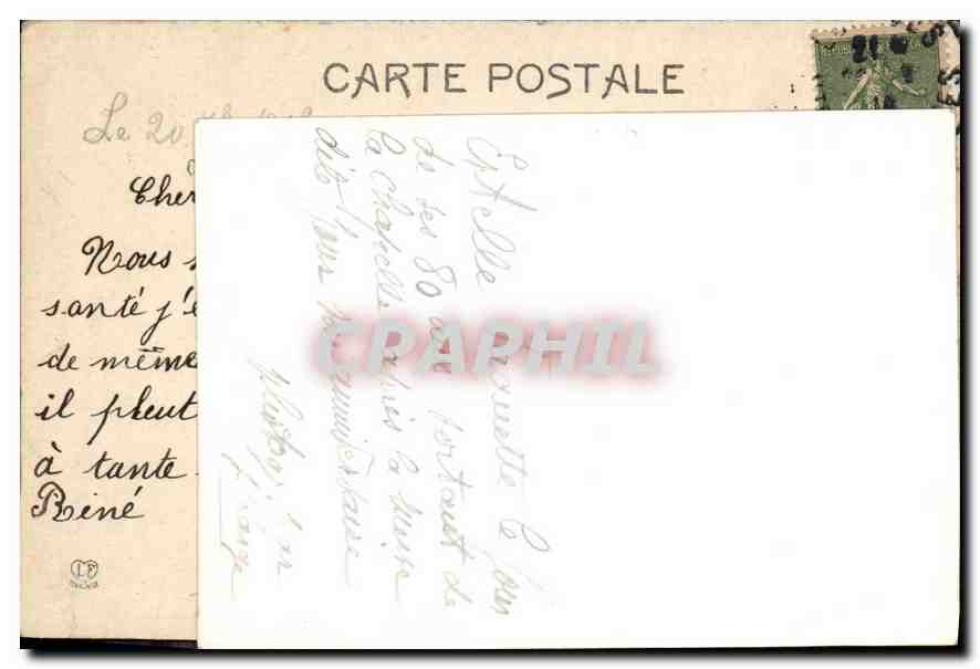 CPA Les Hautes Pyrenees Lourdes la Croix des Bretons  — Verso