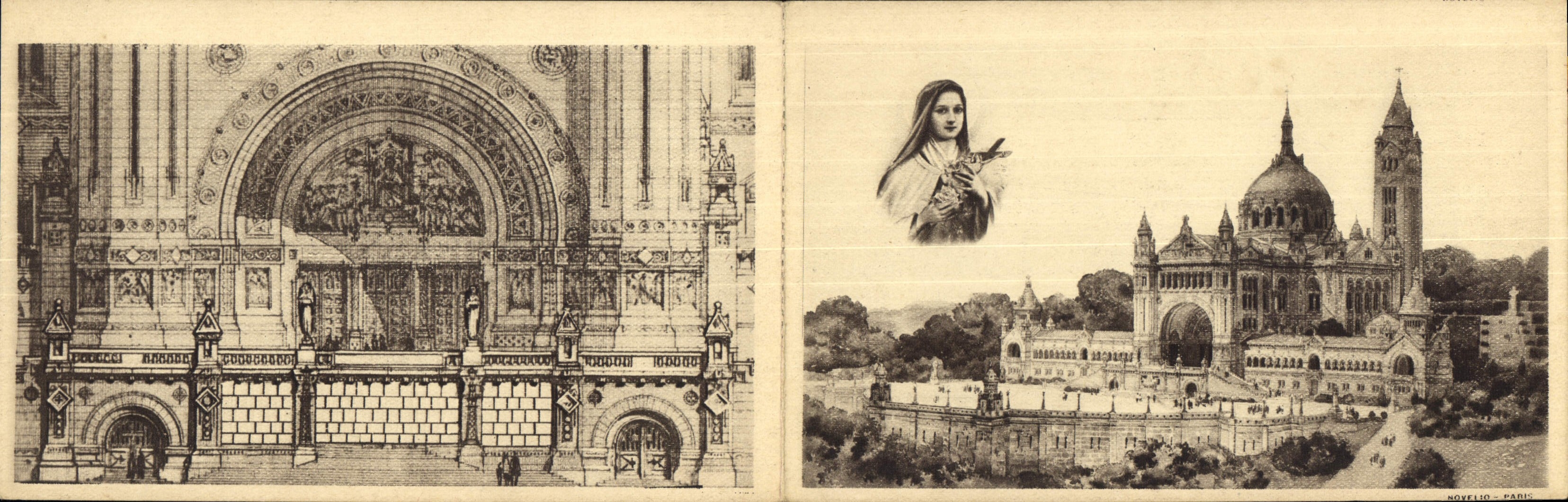 Basilika von Saint Thérèse von Lisieux — architektonisches Projekt und Außenansicht — Morello, Paris