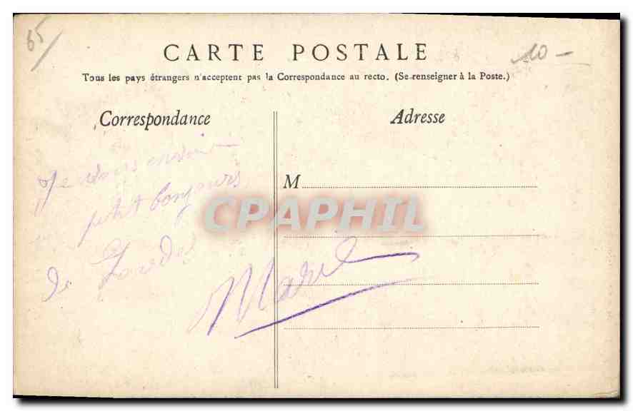 CPA Lourdes Maison paternelle de Bernadette Soubirous  — Rückseite