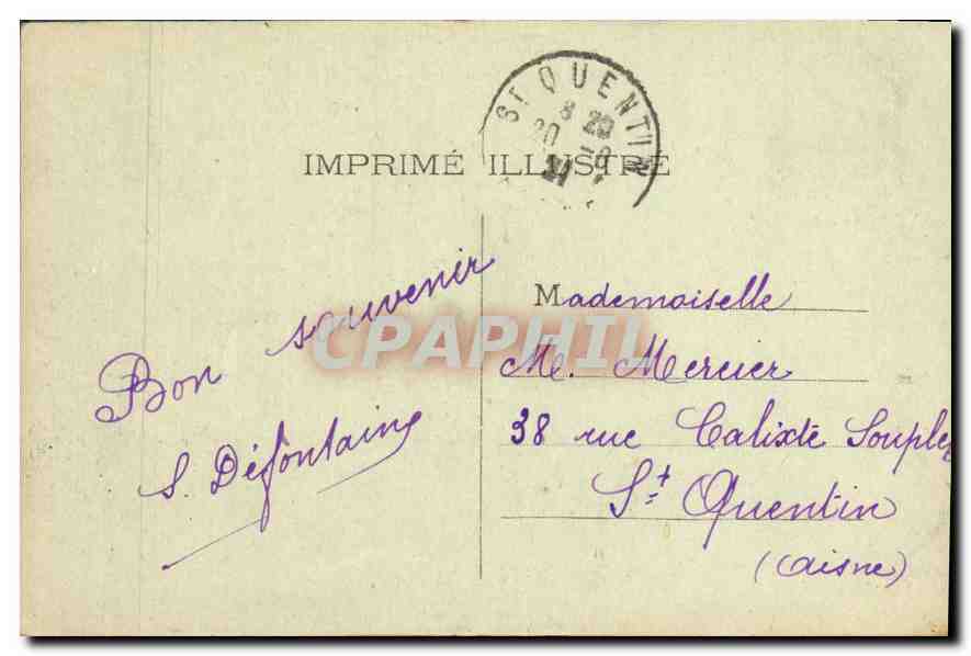 CPA Les Pyrenees Lourdes le Chateau Fort  — Verso