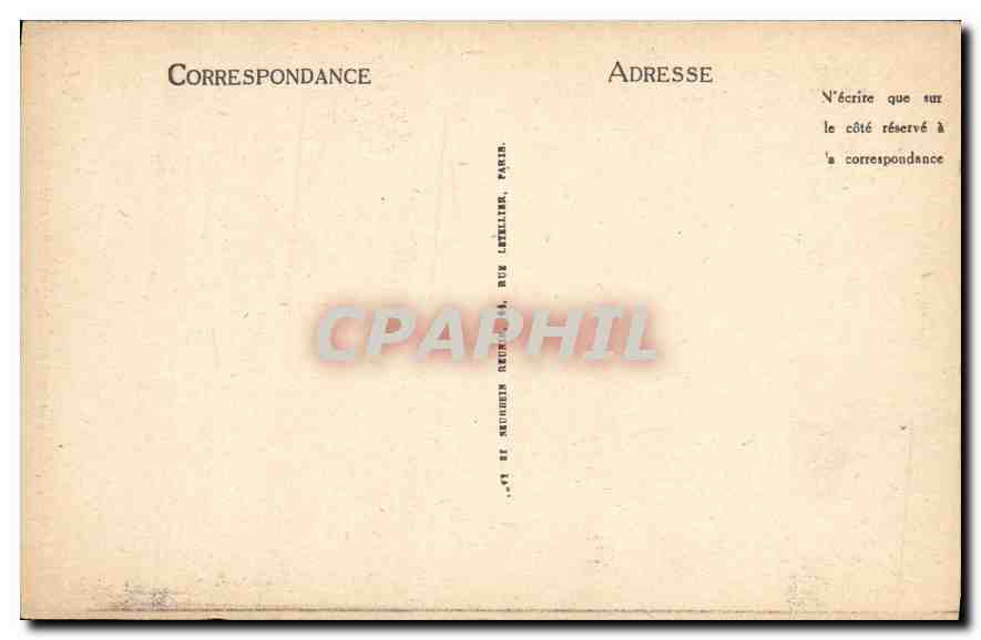 CPA Lourdes portrait authentique de Bernadette Soubirous  — Verso