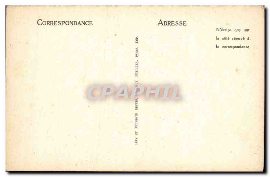 CPA Lourdes vue Flongeante prise du Chateau Fort  — Verso