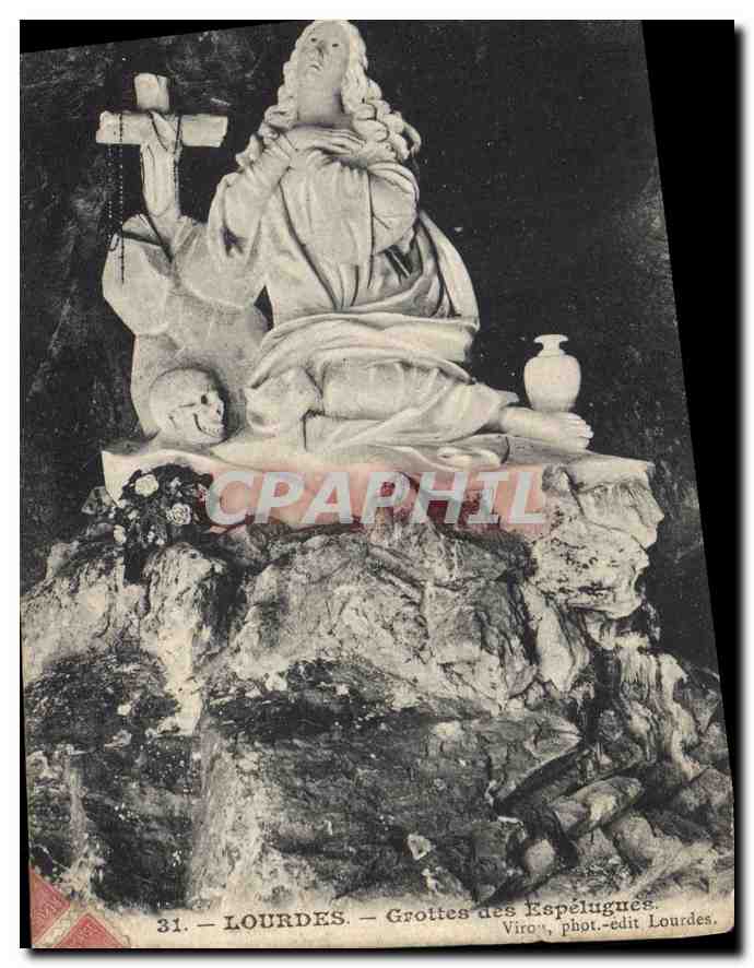 CPA Lourdes Grottes des Espelugues 