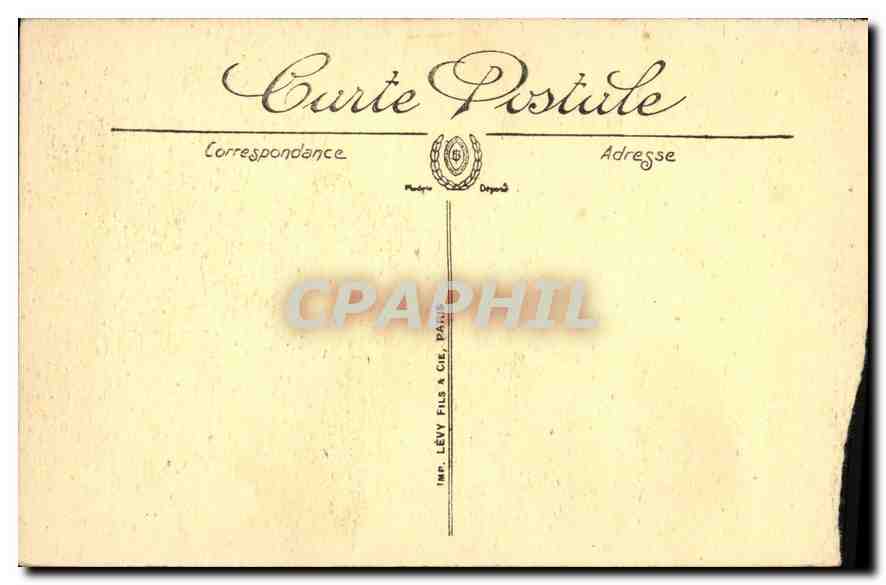CPA Lourdes le Funiculaire du Pic du Jer le Grand Viaduc  — Verso