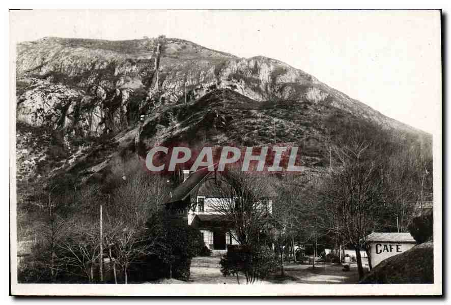 CPA Lourdes Funiculaire du pic du Jer Gare du Bas 