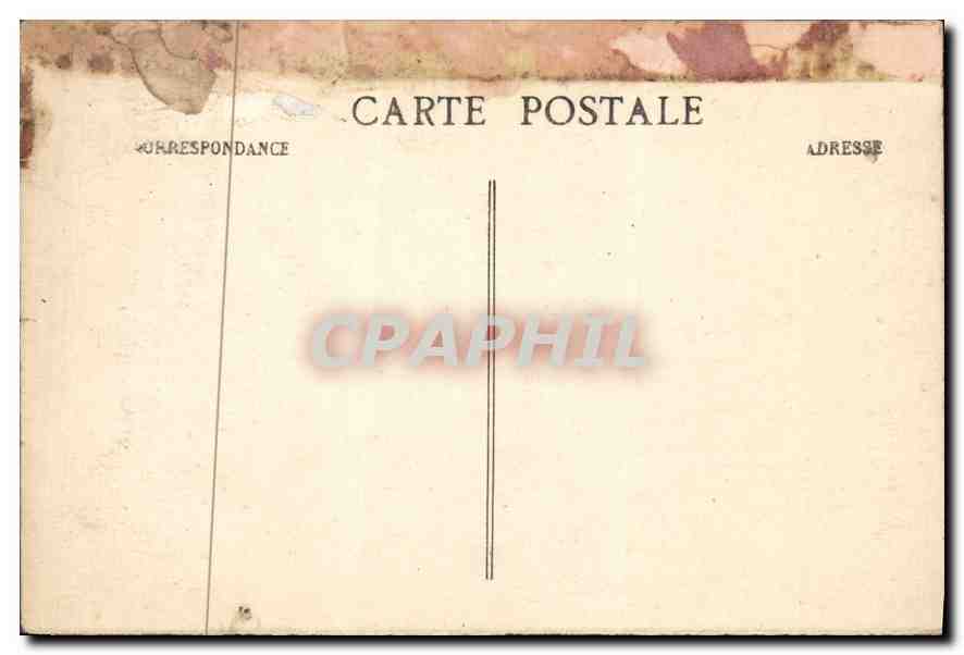 CPA Pyrenees Lourdes 1er Station du Calvaire  — Verso