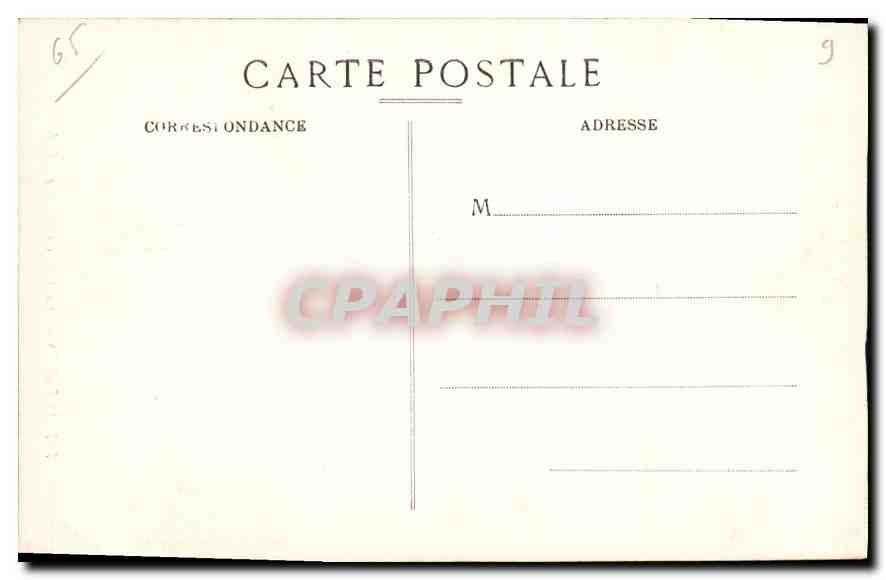 CPA Lourdes la Vierge Couronnee  — Verso