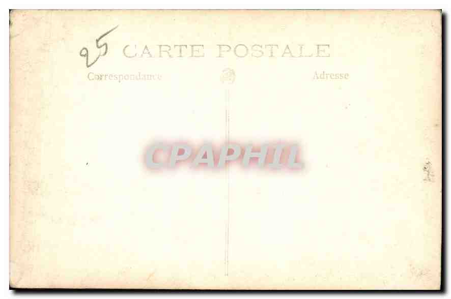 CARTE PHOTO Femme — Verso