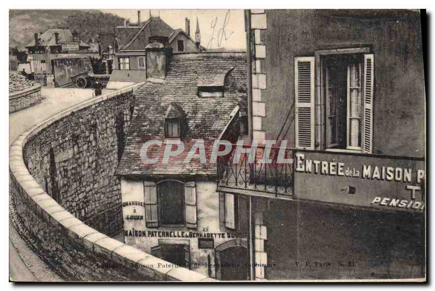CPA Lourdes Maison Paternelle Bernadette Soubirous 