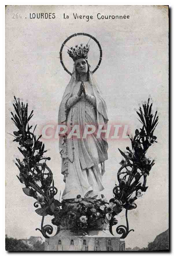 CPA Lourdes la Vierge Couronnee 