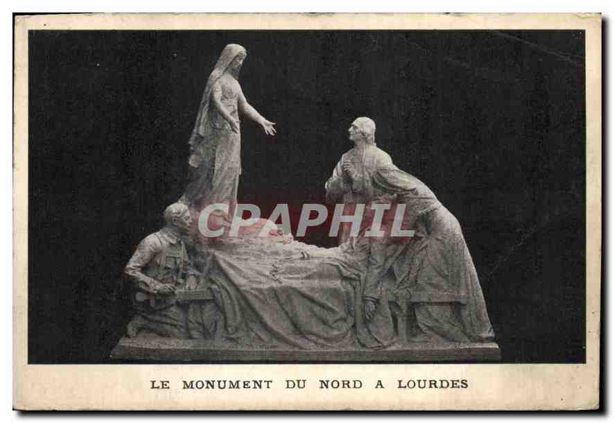 CPA Le monument du Nord a Lourdes 