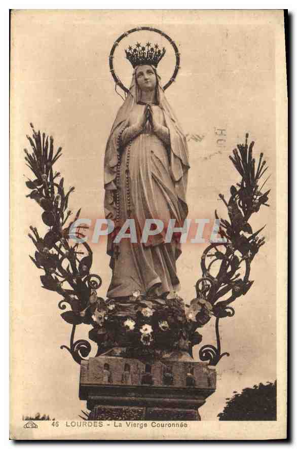 CPA Lourdes la Vierge Couronnee 