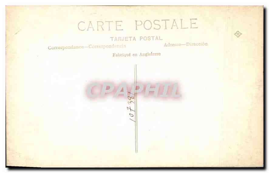 CARTE PHOTO Femme — Rückseite