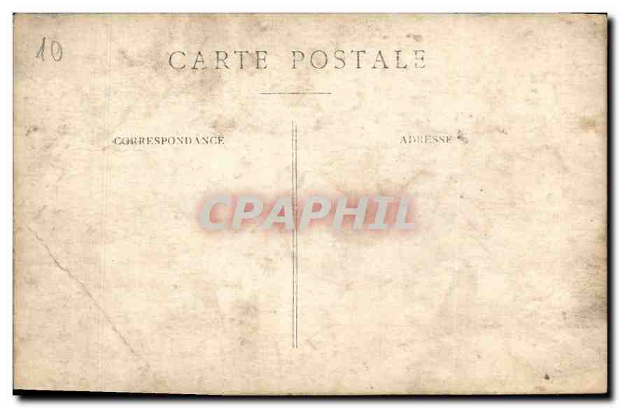 CARTE PHOTO Femme Personnages — Rückseite