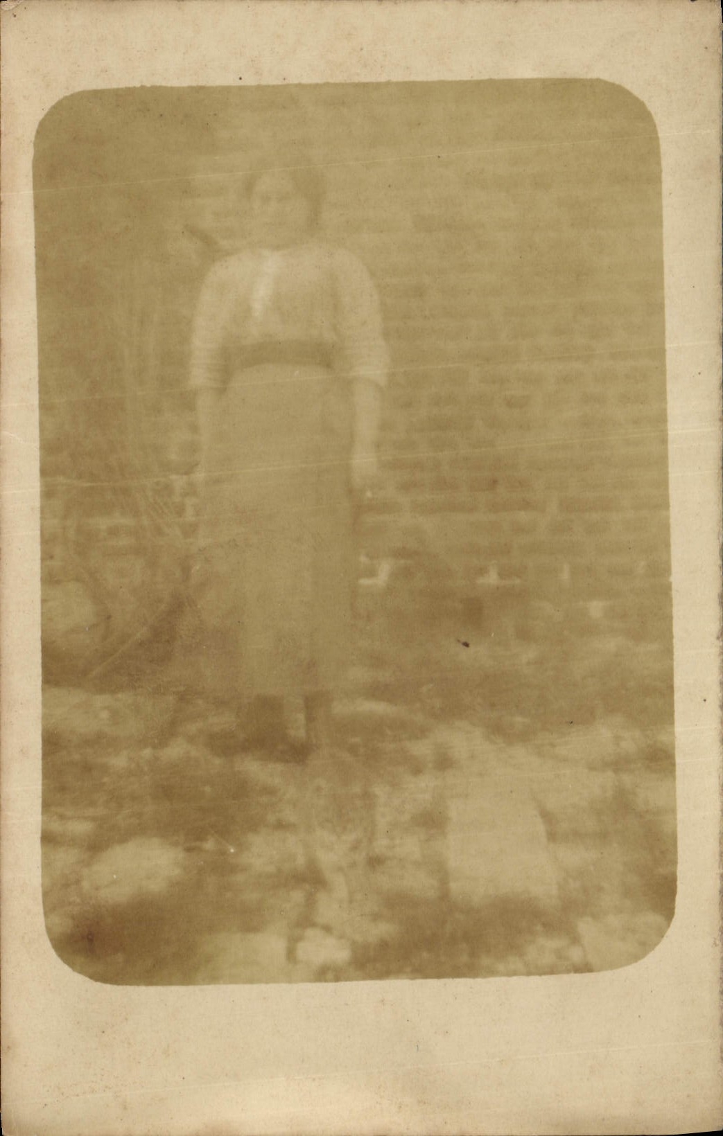 CARTE PHOTO Femme