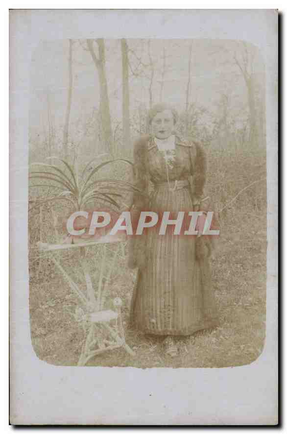 CARTE PHOTO Femme