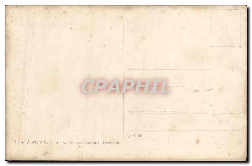 CARTE PHOTO Femme — Verso