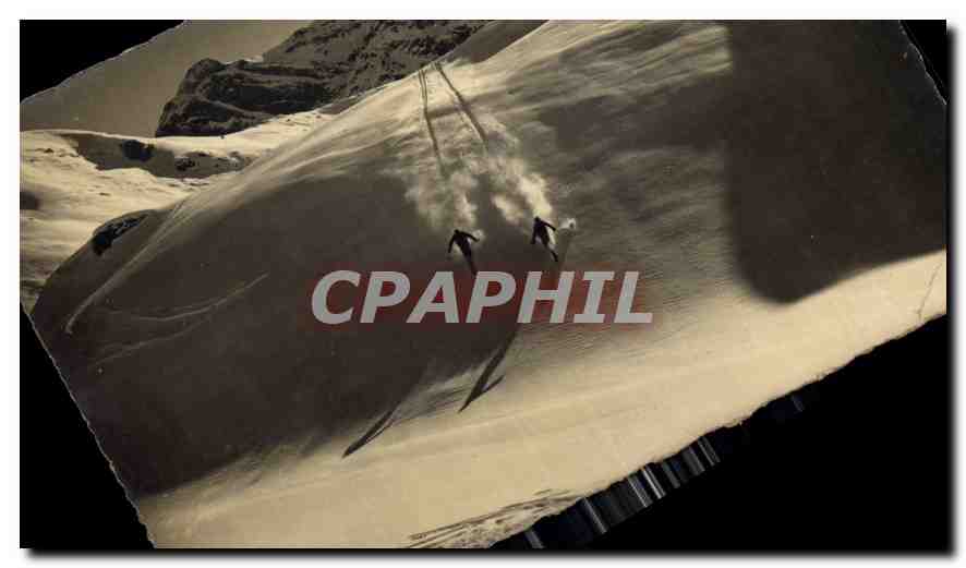 CARTE PHOTO Ski