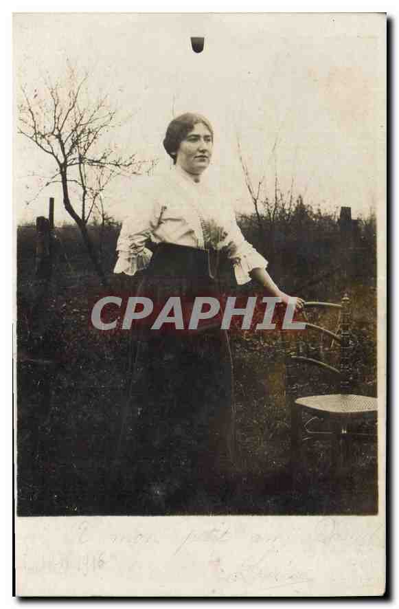 CARTE PHOTO Femme