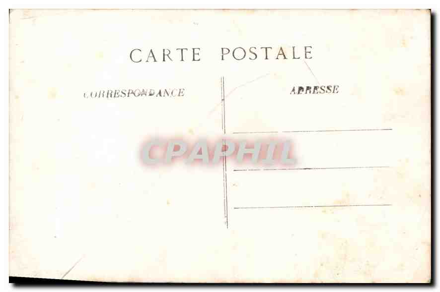 CARTE PHOTO Femme — Verso