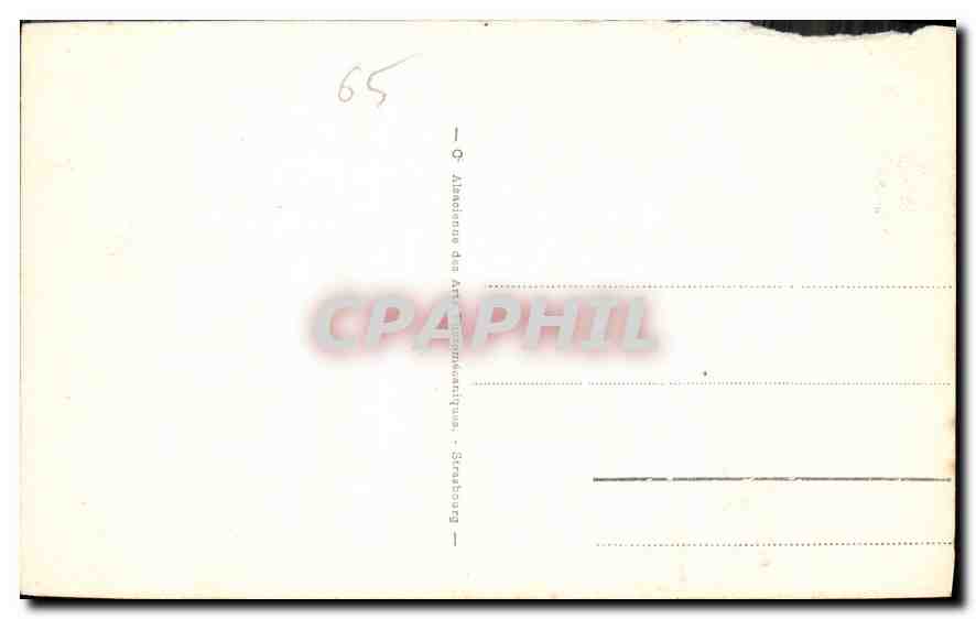CPA Lourdes Apparition de la Vierge  — Verso