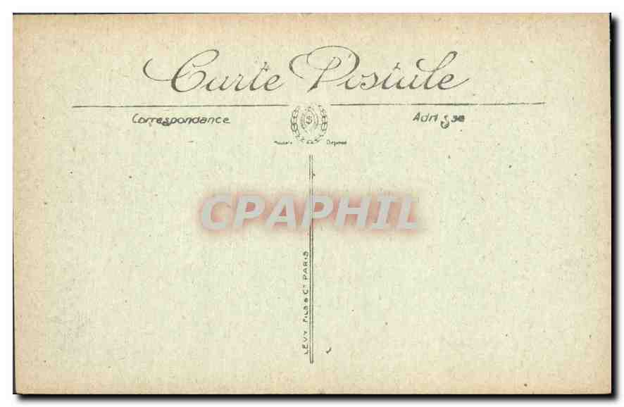 CPA Lourdes Le Calvaire Jesus charge de sa Croix  — Verso