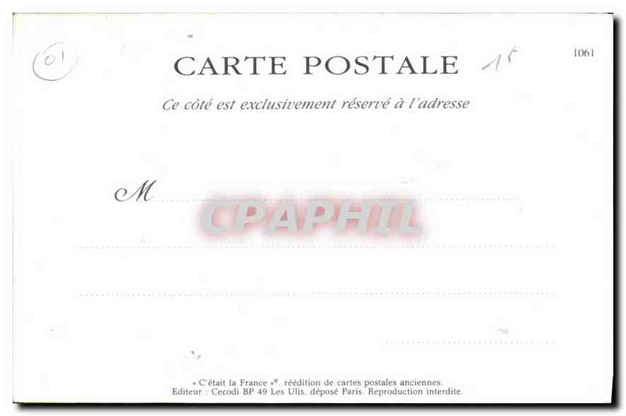 Champfromier - La Fromagerie - S. Ferrand, éditeur, 2, Place Grenette, Bourg (Ain) — Verso