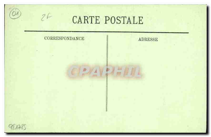 CPA Bourg Eglise de Brou Mausolee de Philibert le Beau Detail  — Verso