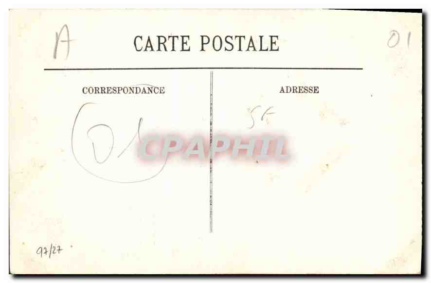 CPA Eglise de Brou Mausolee de Marguerite de Bourbon  — Rückseite