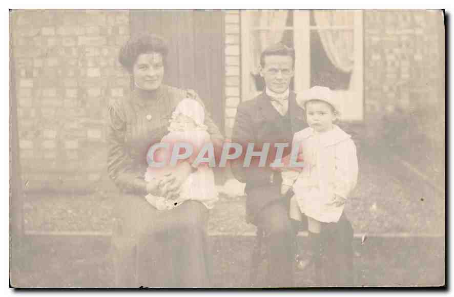 CARTE PHOTO Middlesex 1912 Enfants