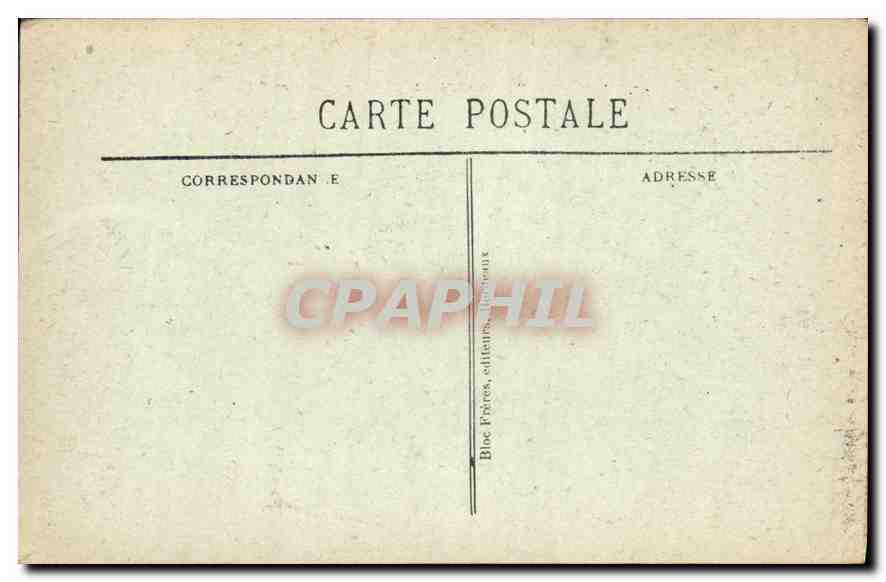 CPA Biarritz — Verso