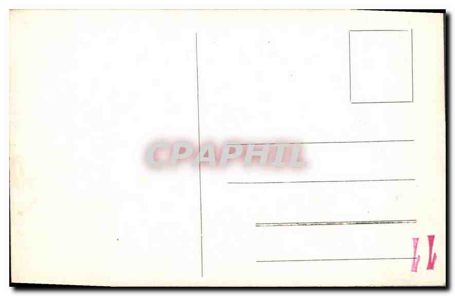 CARTE PHOTO Maison — Verso